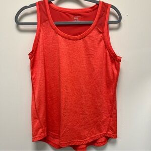 Orange Sleeveless Athletic Top
